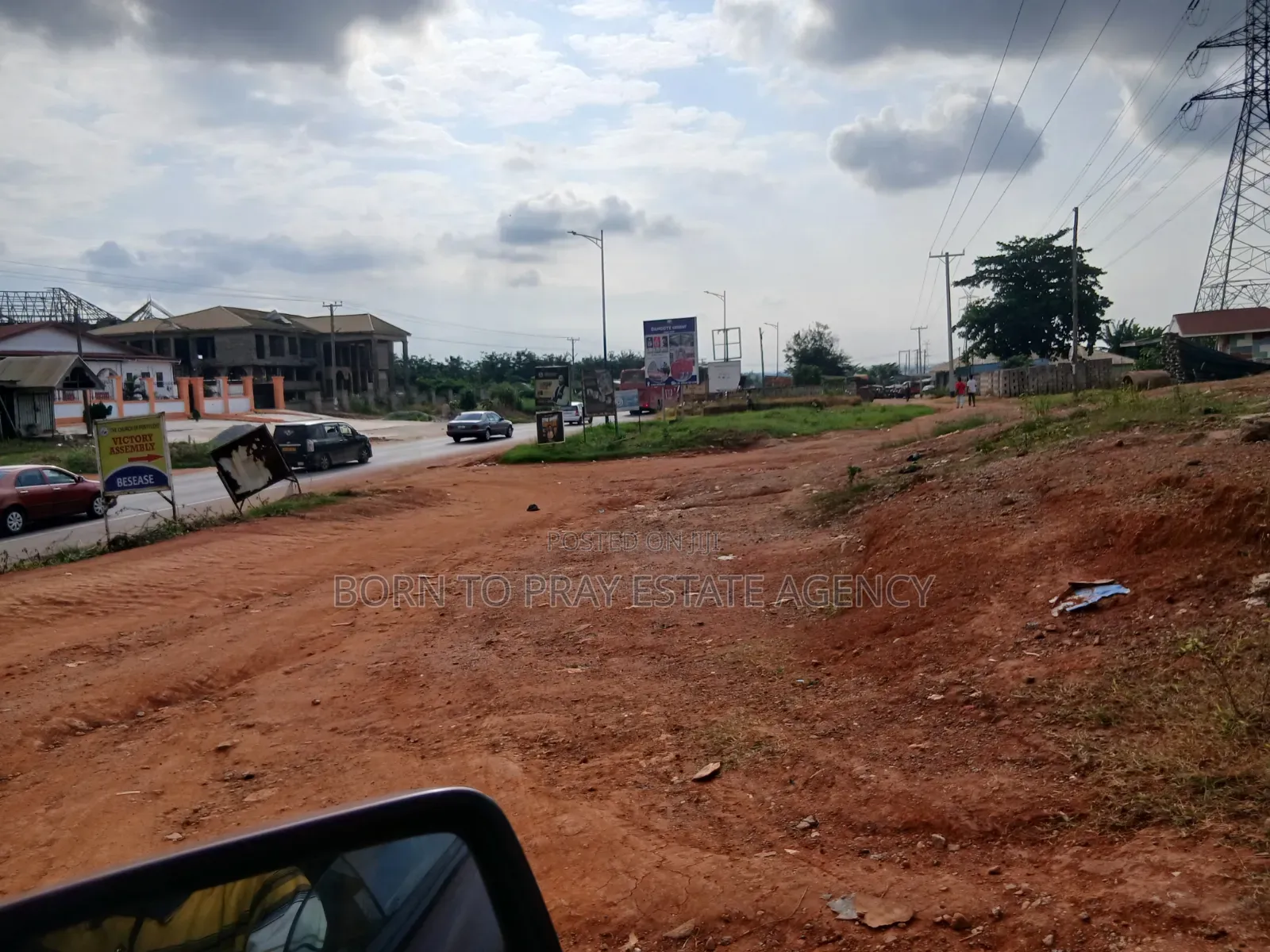 Main Road Side Plot of Land for Sale
