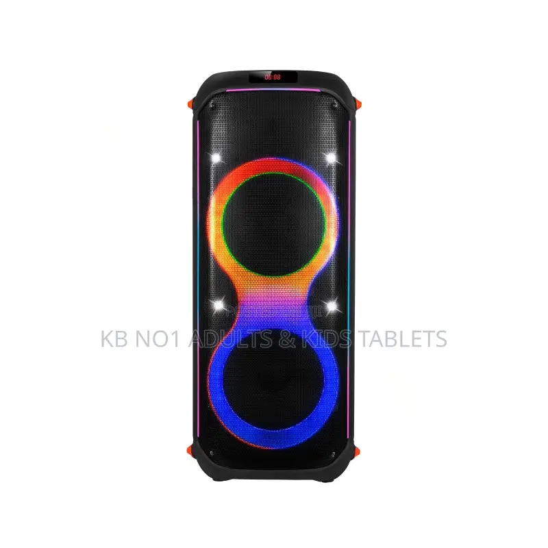 AVCROWNS RGB Party Speaker Boombox With Superior Bass Sound