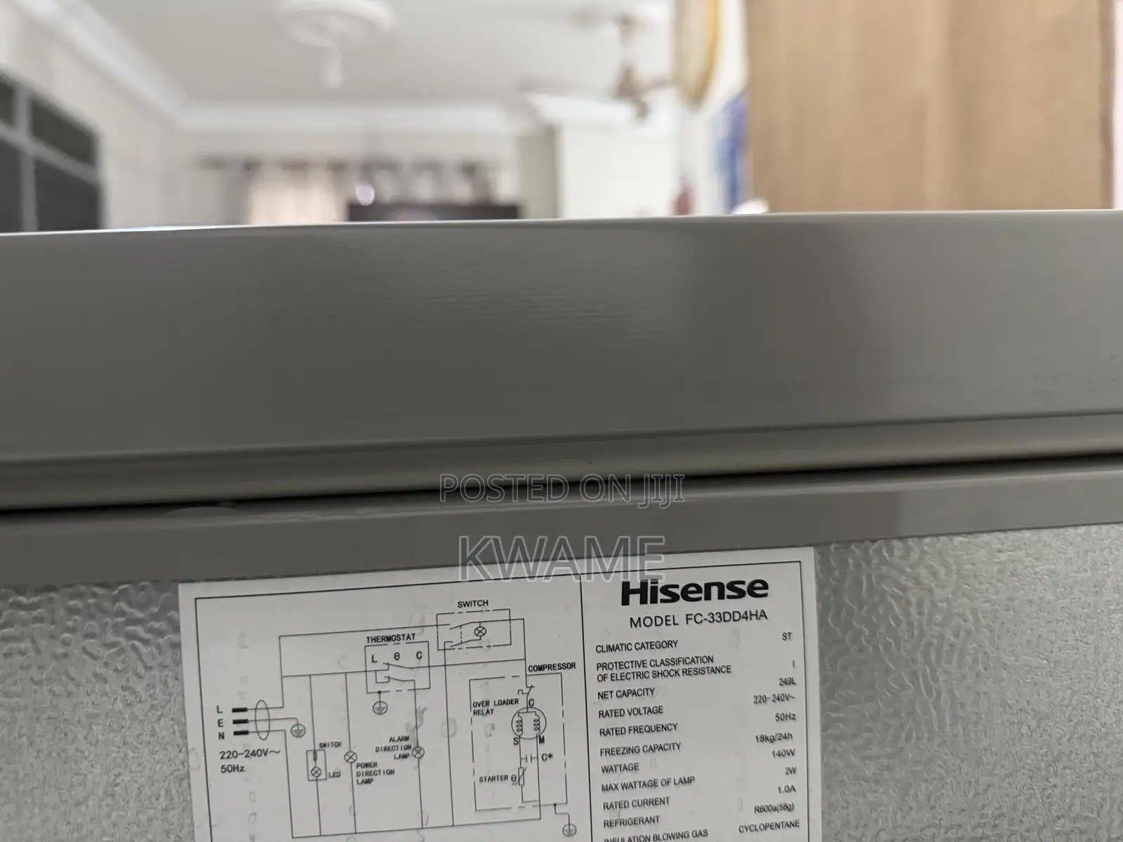 Chest Freezer (Hisense 330 LITRES)