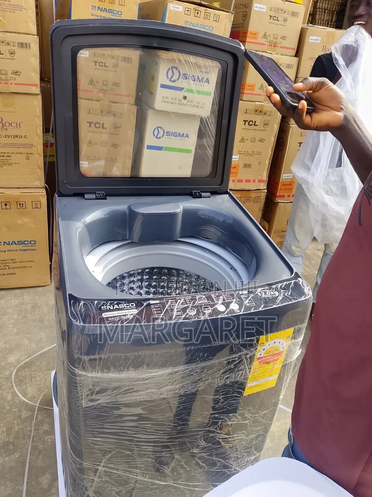 12 KG Top Load Fully Automatic Washing Nasco