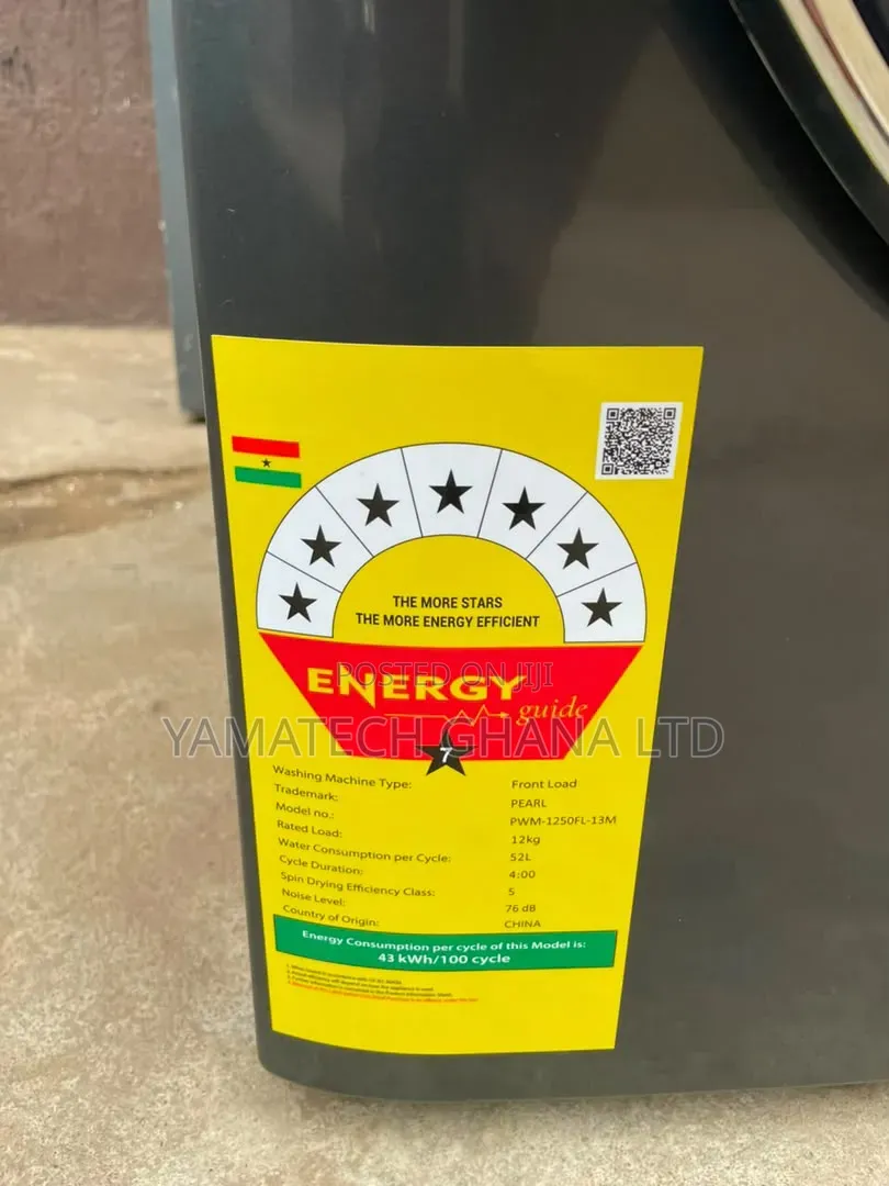 Pearl 12kg Fully Automatic Front Load Washing Machine