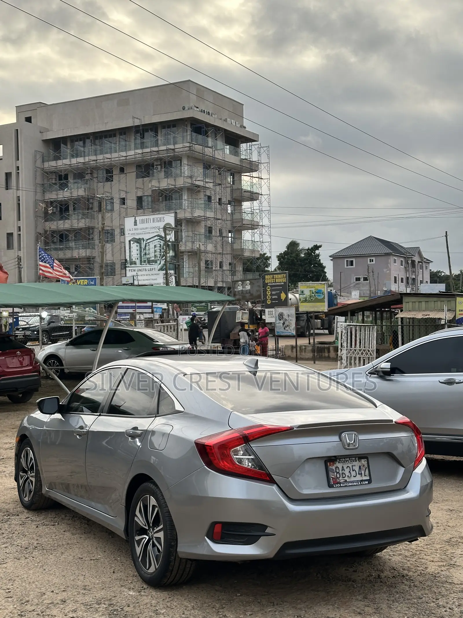 Honda Civic EX-L 4dr Sedan (1.5L 4cyl) 2016 Silver