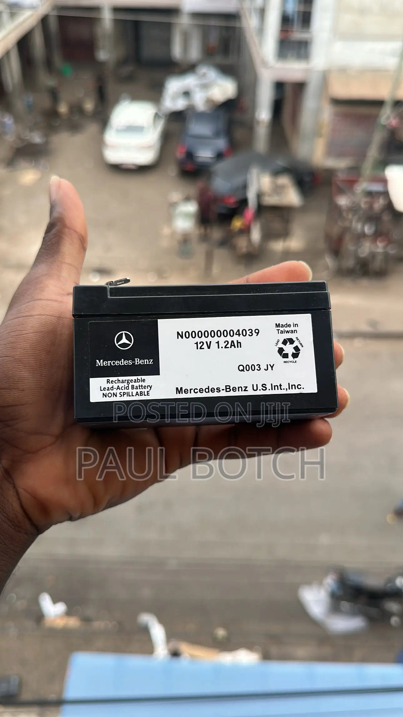 12V 1.2Ah Auxiliary Backup Battery