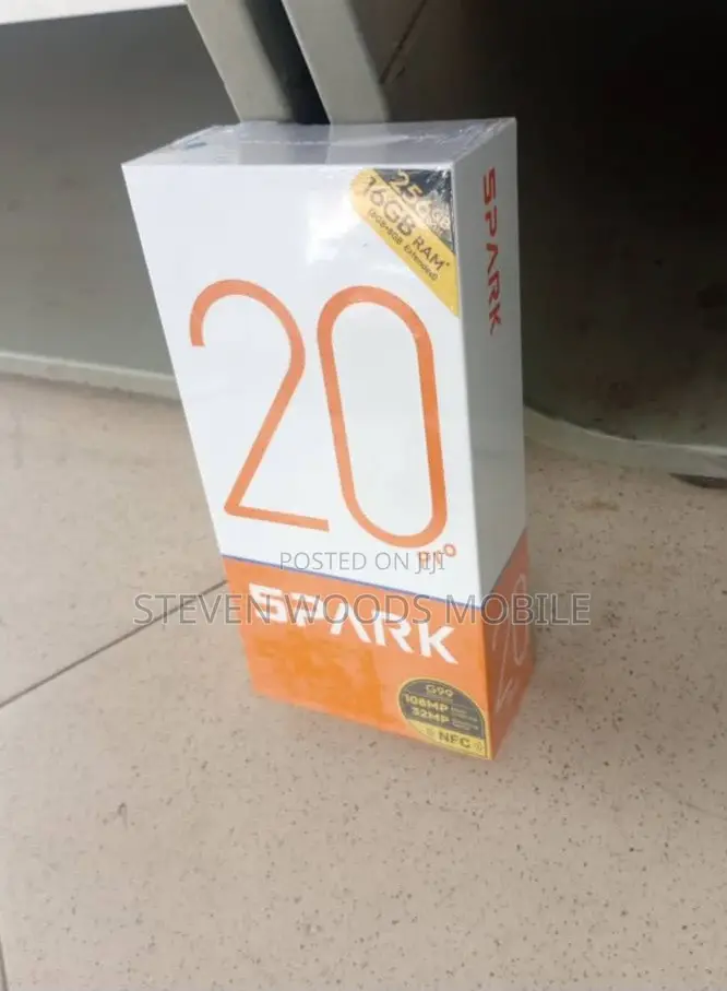 New Tecno Spark 20 Pro 256 GB Black
