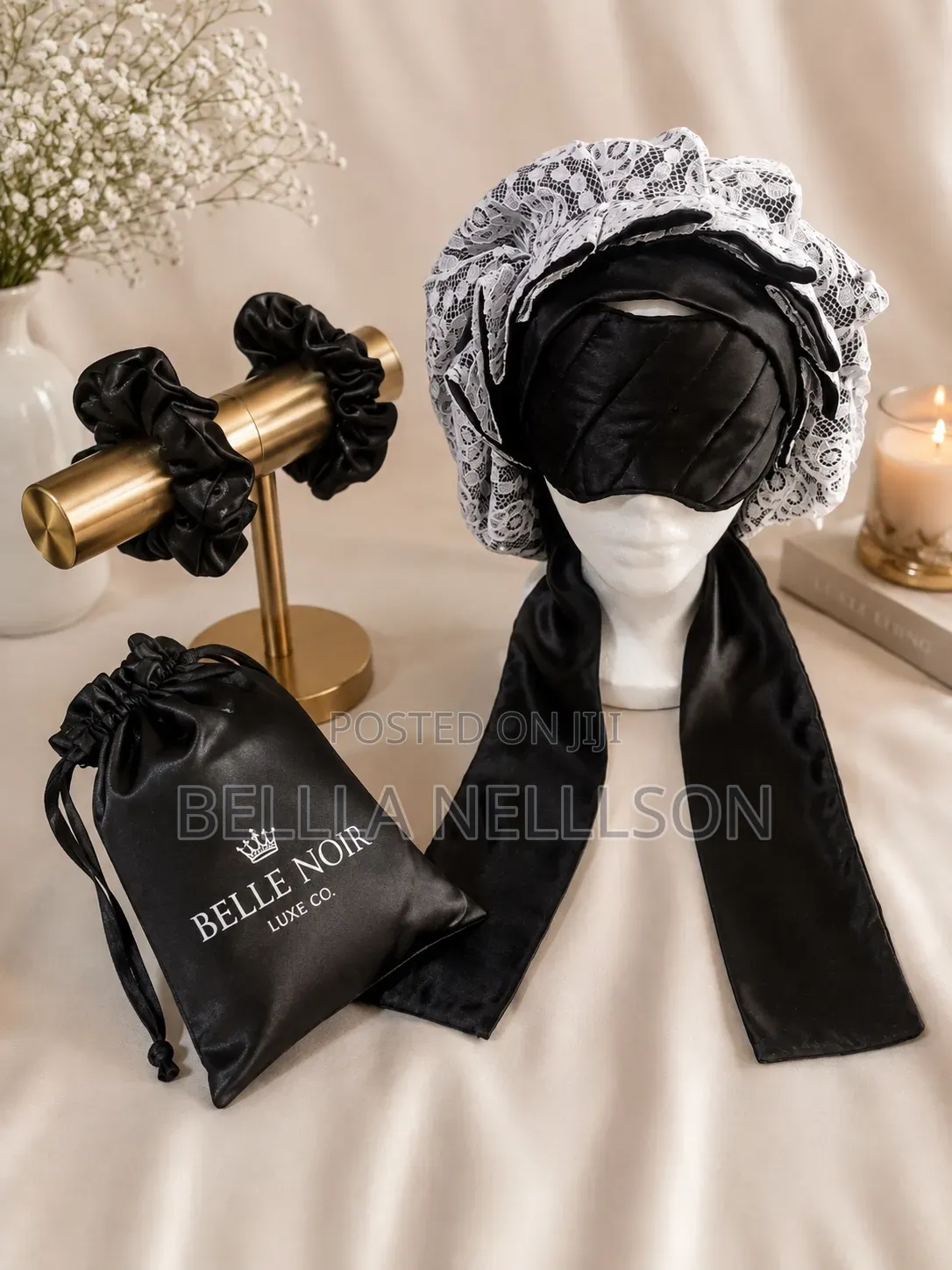 Chantilly Luxe Tie Bonnet