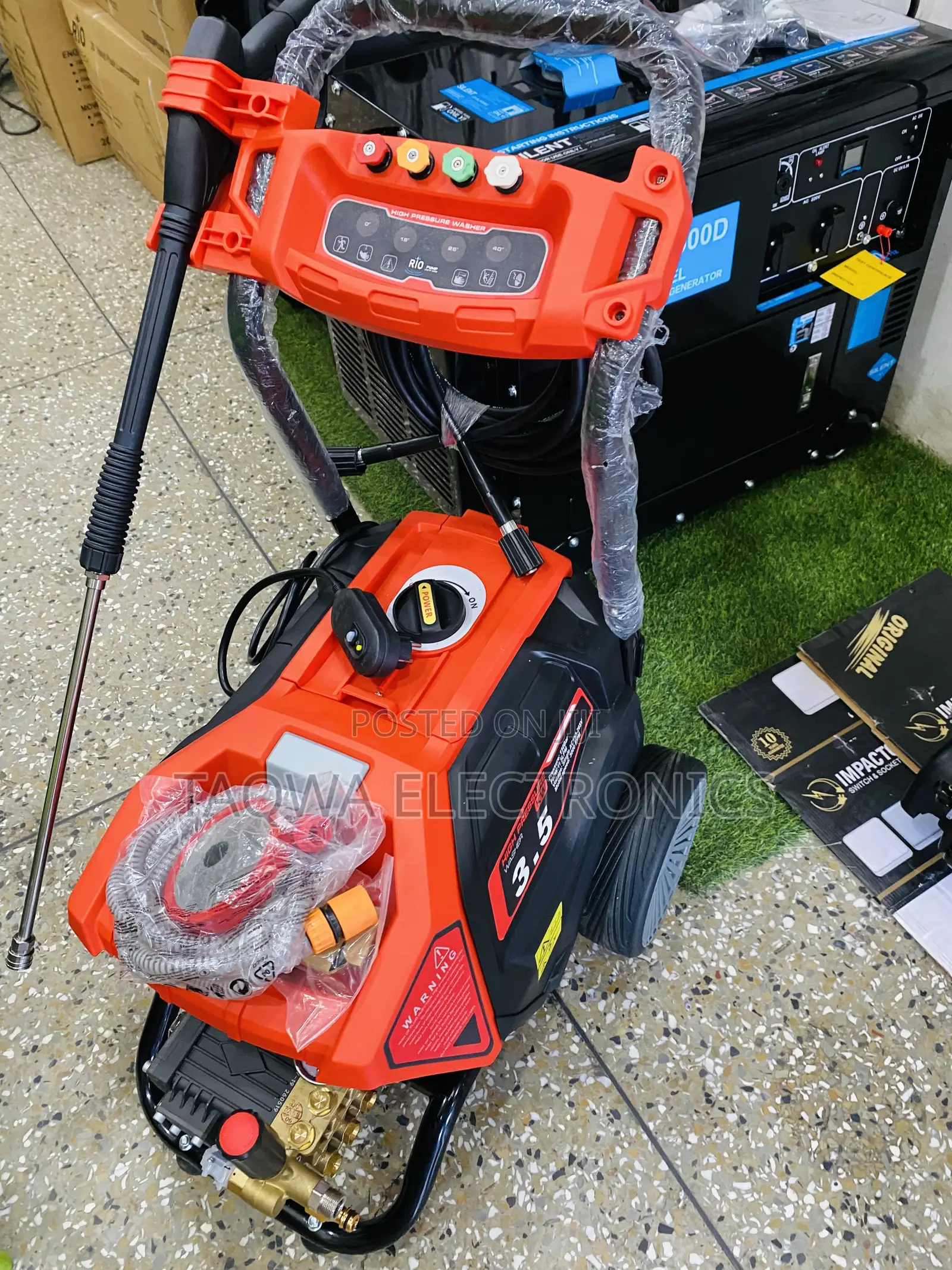 Efficient Rio Car Pressure Washing Machine 3.5kw Rio