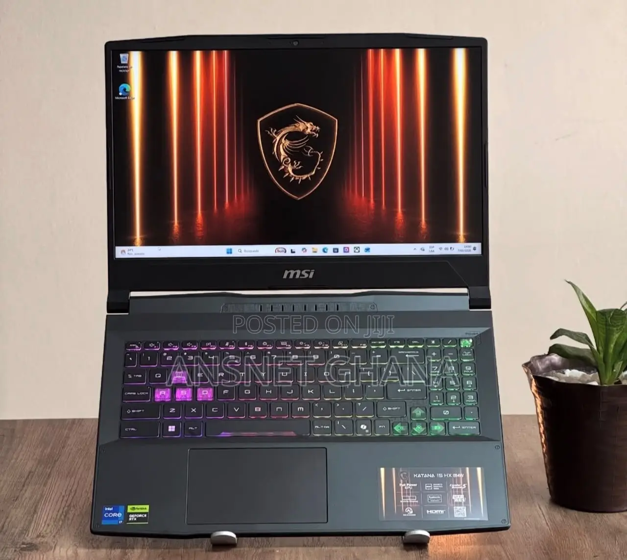 New Laptop MSI Katana 15 16GB Intel Core i7 SSD 512GB