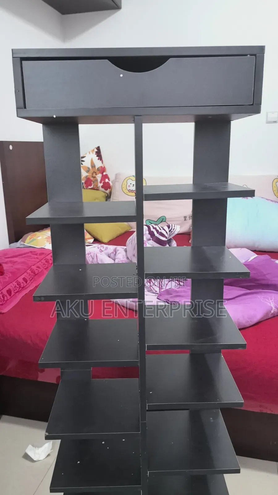 Space-Saving Multi-Layer Shoe Rack 8 Steps
