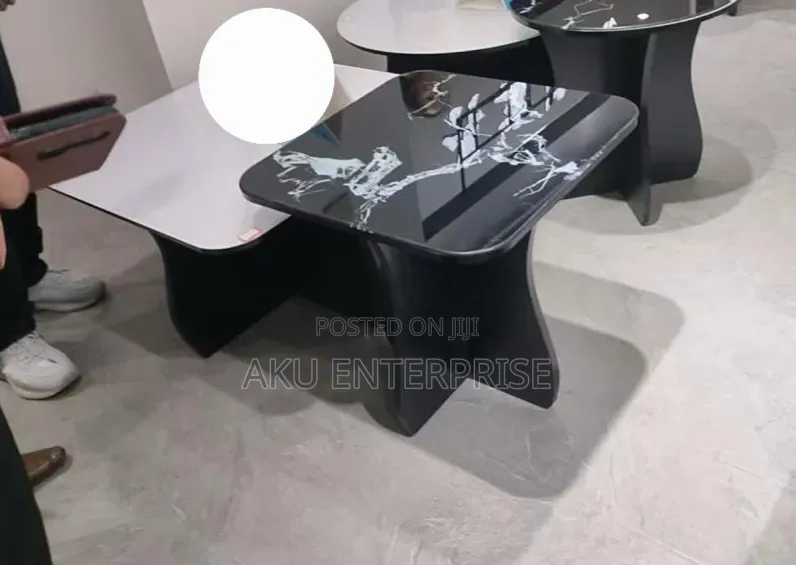 European Style Designer Coffee Table Set