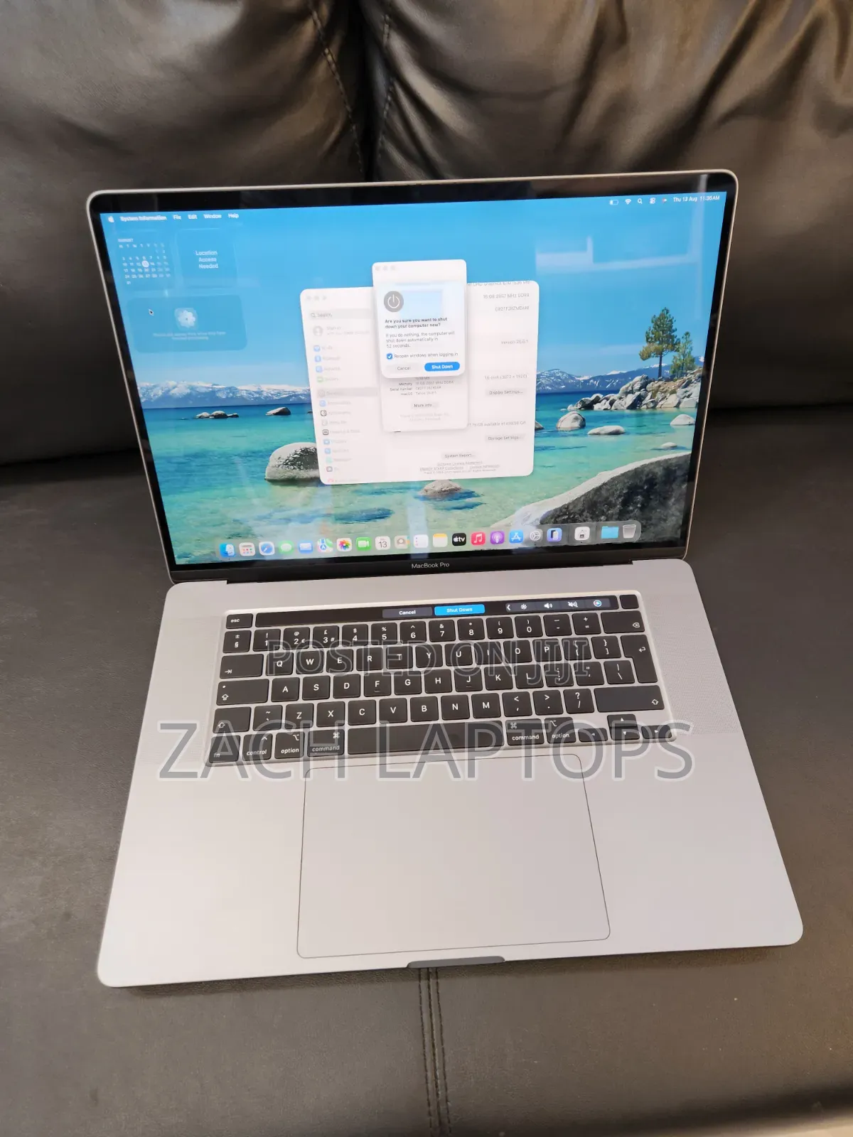 Laptop Apple MacBook Pro 2019 16GB Intel Core i7 SSD 512GB