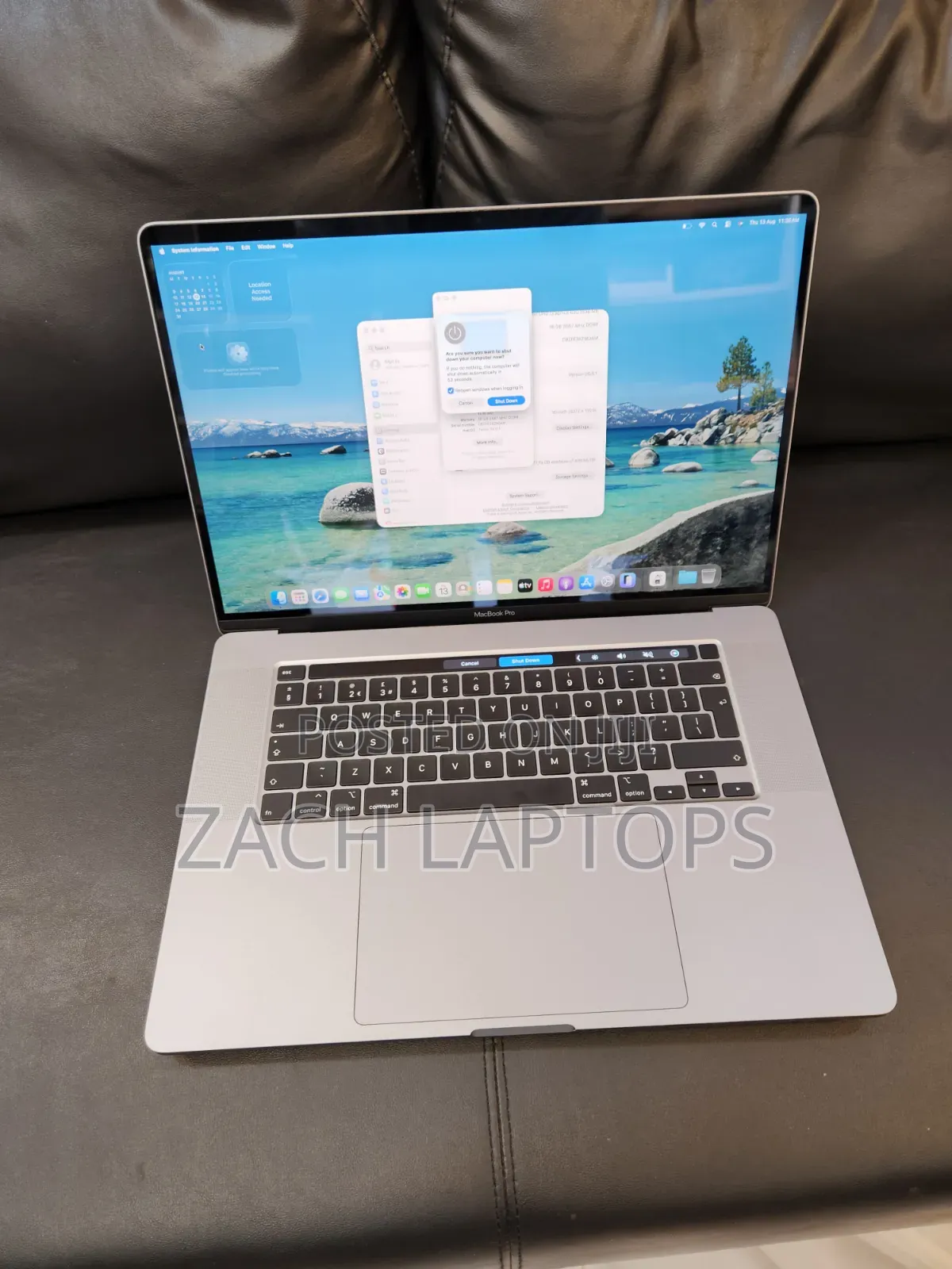 Laptop Apple MacBook Pro 2019 16GB Intel Core i7 SSD 512GB