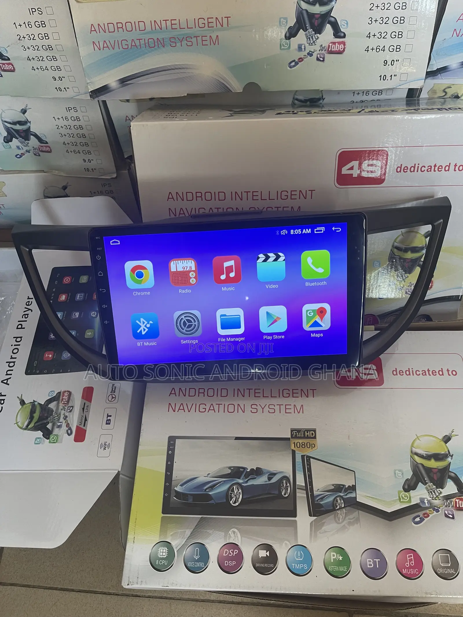 Honda CRV 2012 Android Infotainment Upgrade Screen 10”