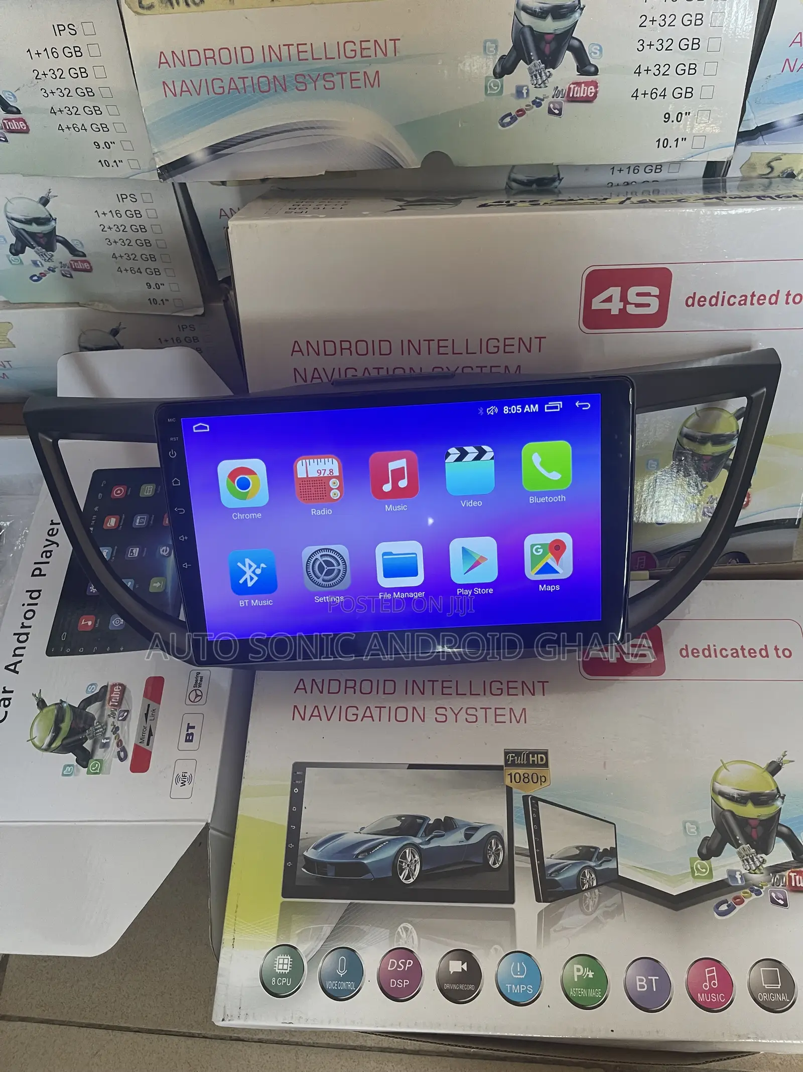 Honda CRV 2012 Android Infotainment Upgrade Screen 10”