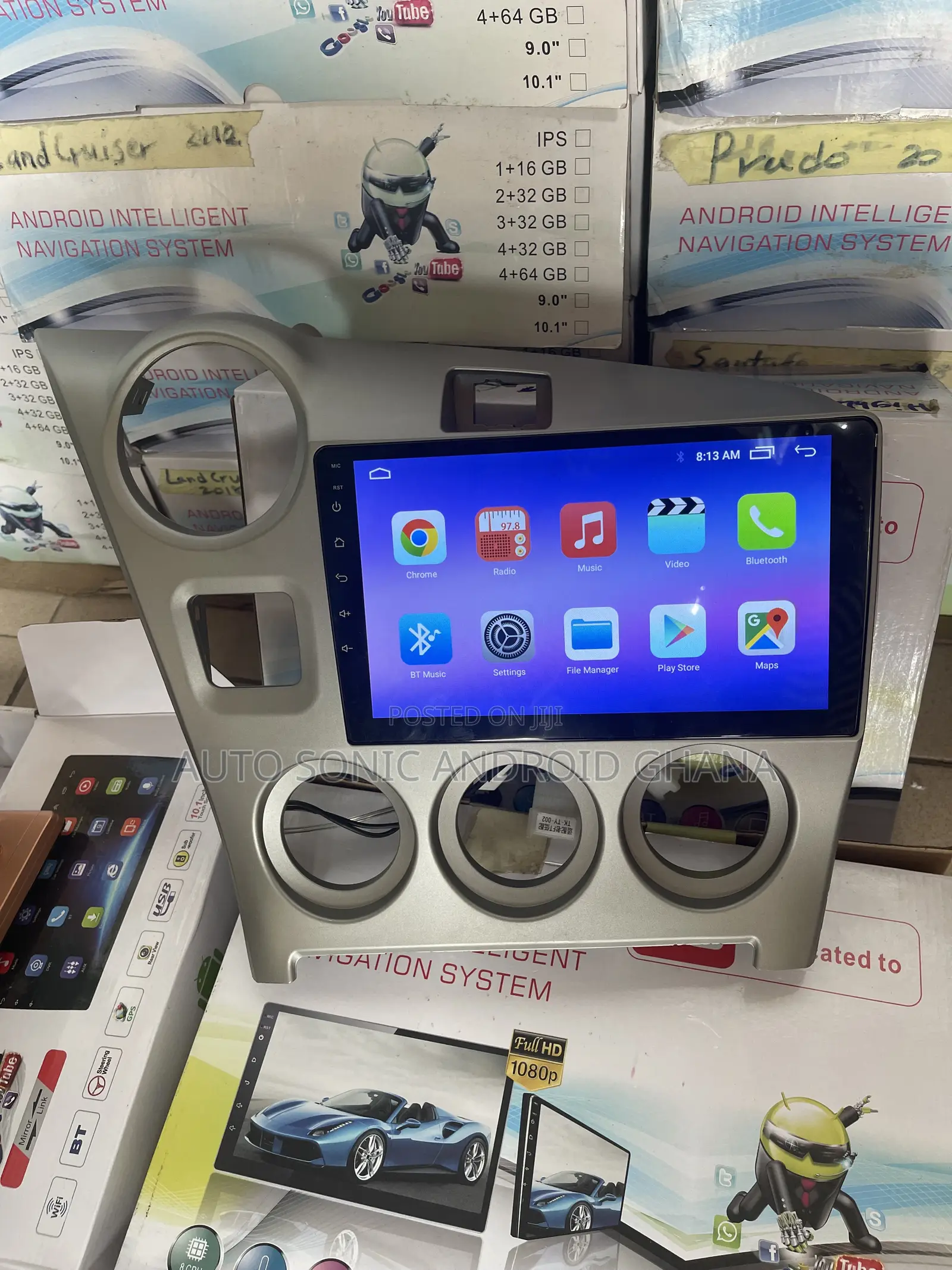 Toyota Matrix/Vibe 2010 Android Infotainment Upgrade Screen 9”