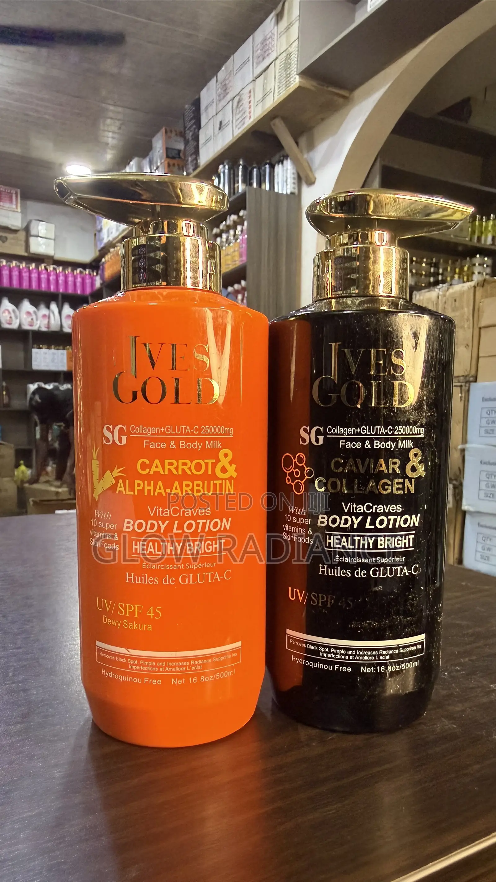 Ives Gold Lotion