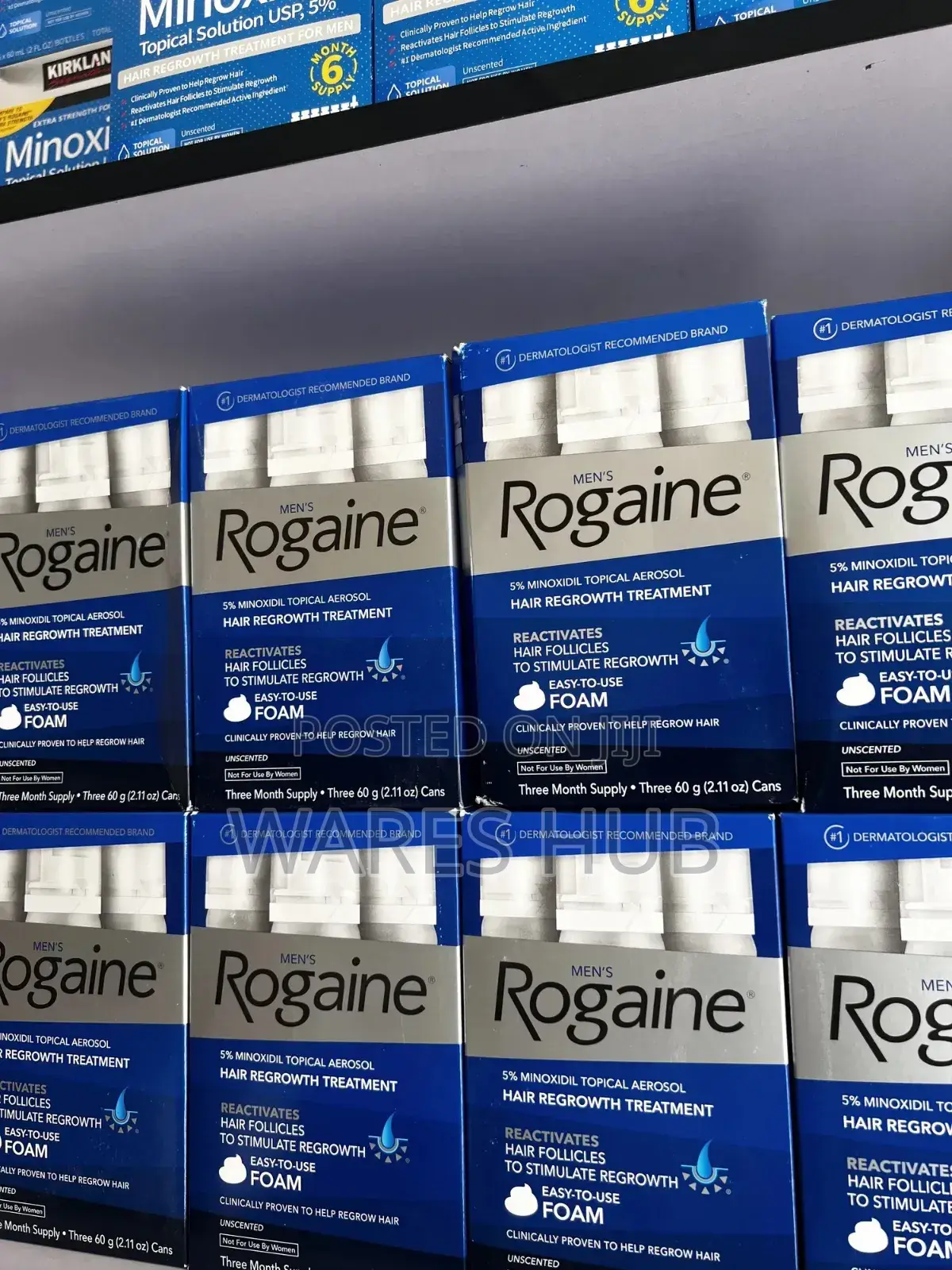 Rogaine Foam Box Minoxidil