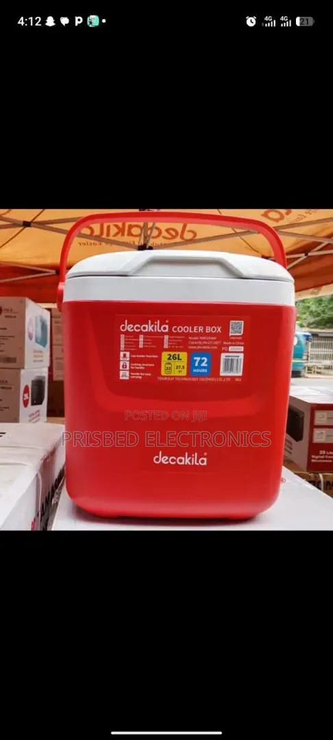 Decakila Durable Cooler/ Ice Chest 26 Litres