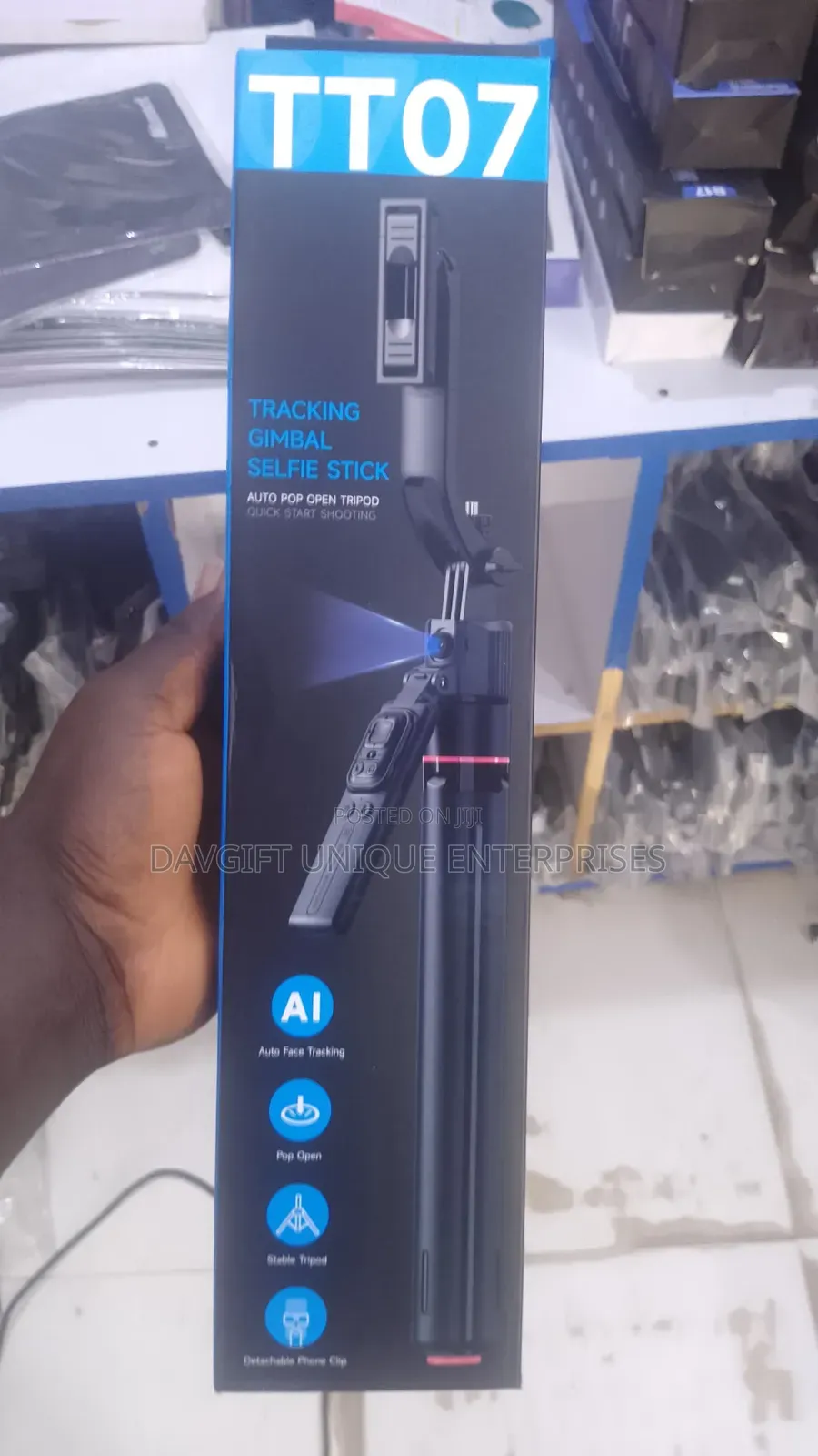 AI Self Rotating Tripod Stand