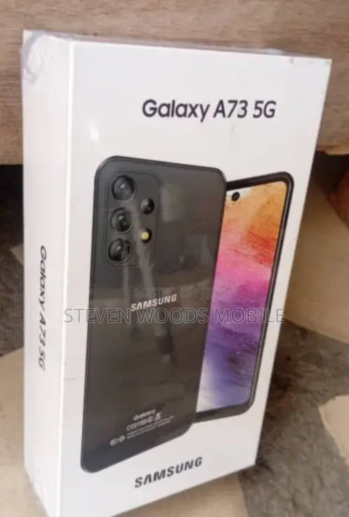 New Samsung Galaxy A73 5G 256 GB Black