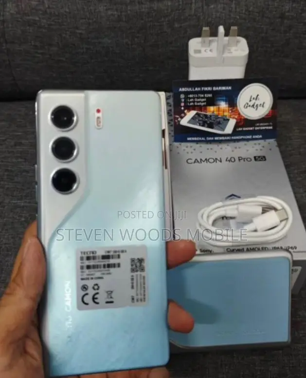 New Tecno Camon 40 Pro 5G 256 GB Gray
