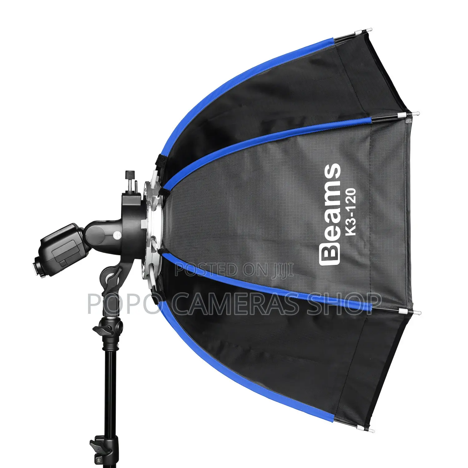 Beams Rapid Open Softbox + Double Diffuser+ Grid + Bowens Mount