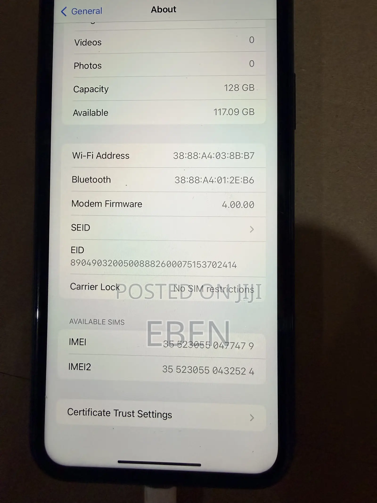 Apple iPhone 11 128 GB Black