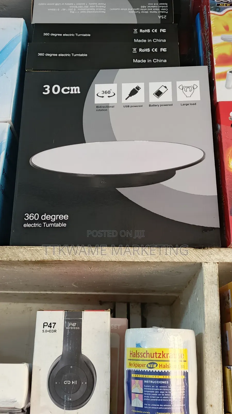 Turntable 360 Rotating Mirror Stand