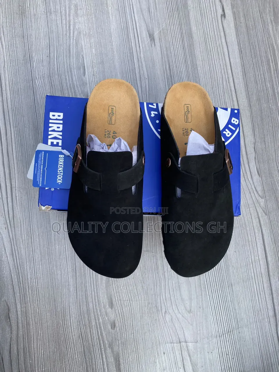 Boston Birkenstock Black