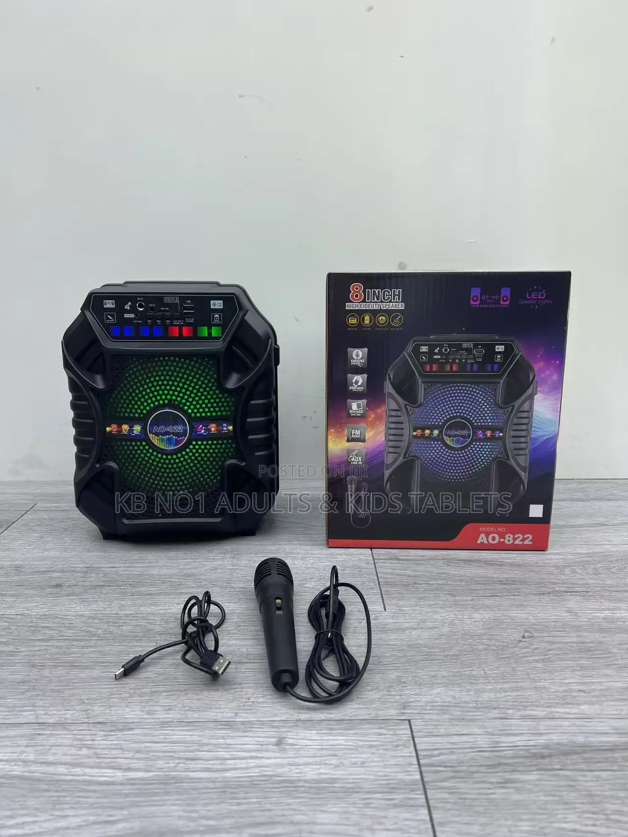 AVCrowns AO-823 Bluetooth Outdoor Subwoofer Bass Wireless Speaker
