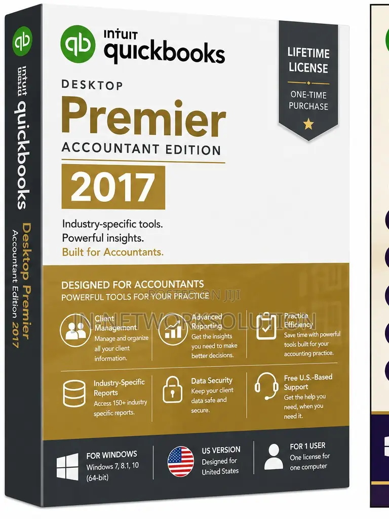 Intuit QuickBooks Desktop Premier Accountant Edition 2017 Lifetime