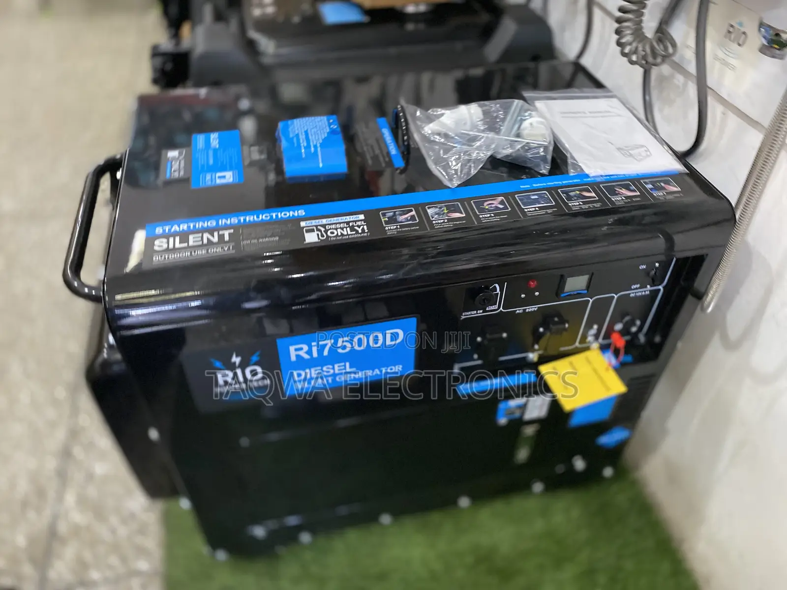 14.5L Fuel Tank Rio 5.5KVA Diesel Silent Generator