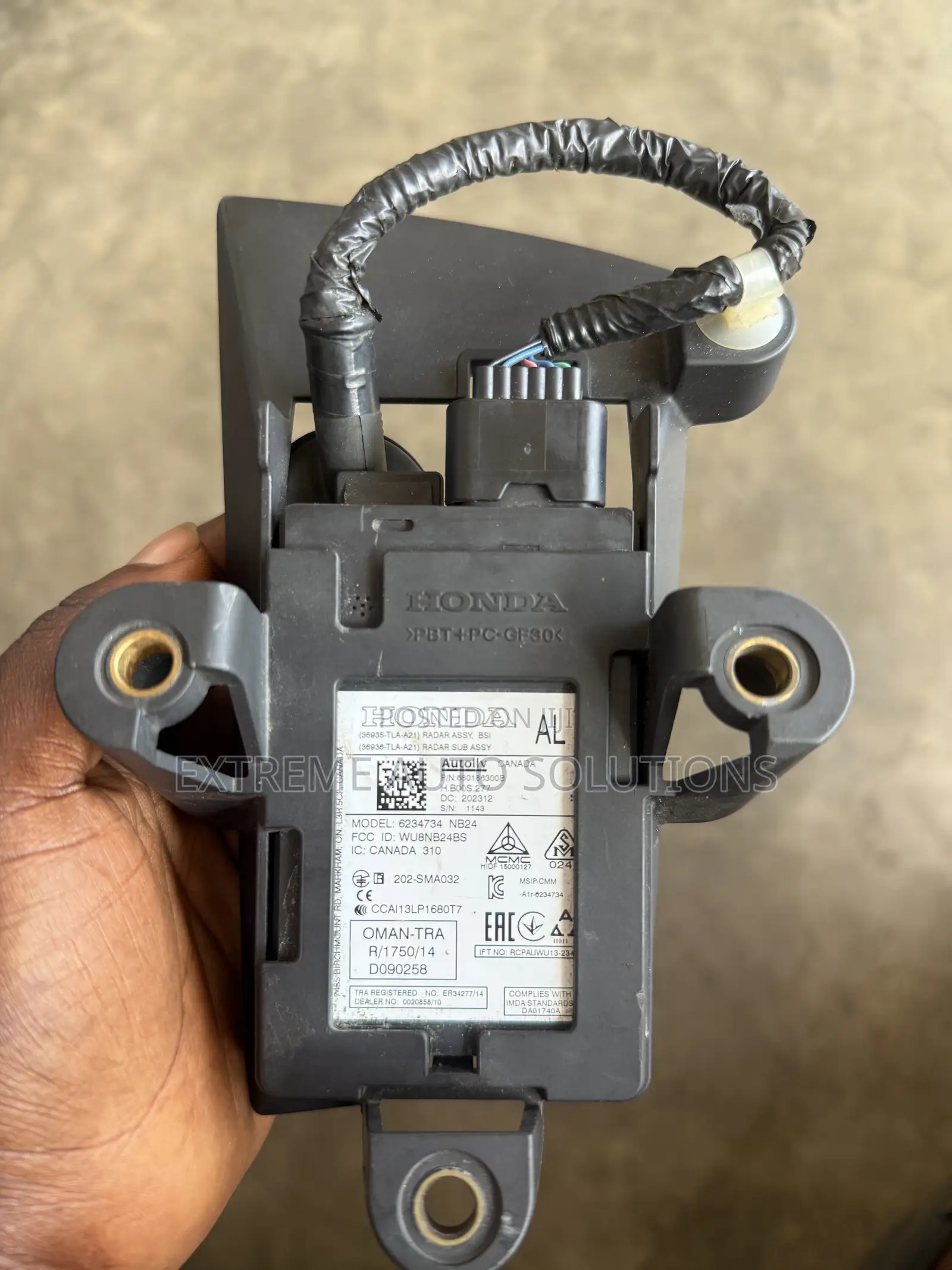 2018 Honda CRV Rear Left Side Blind Spot Radar Sensor OEM