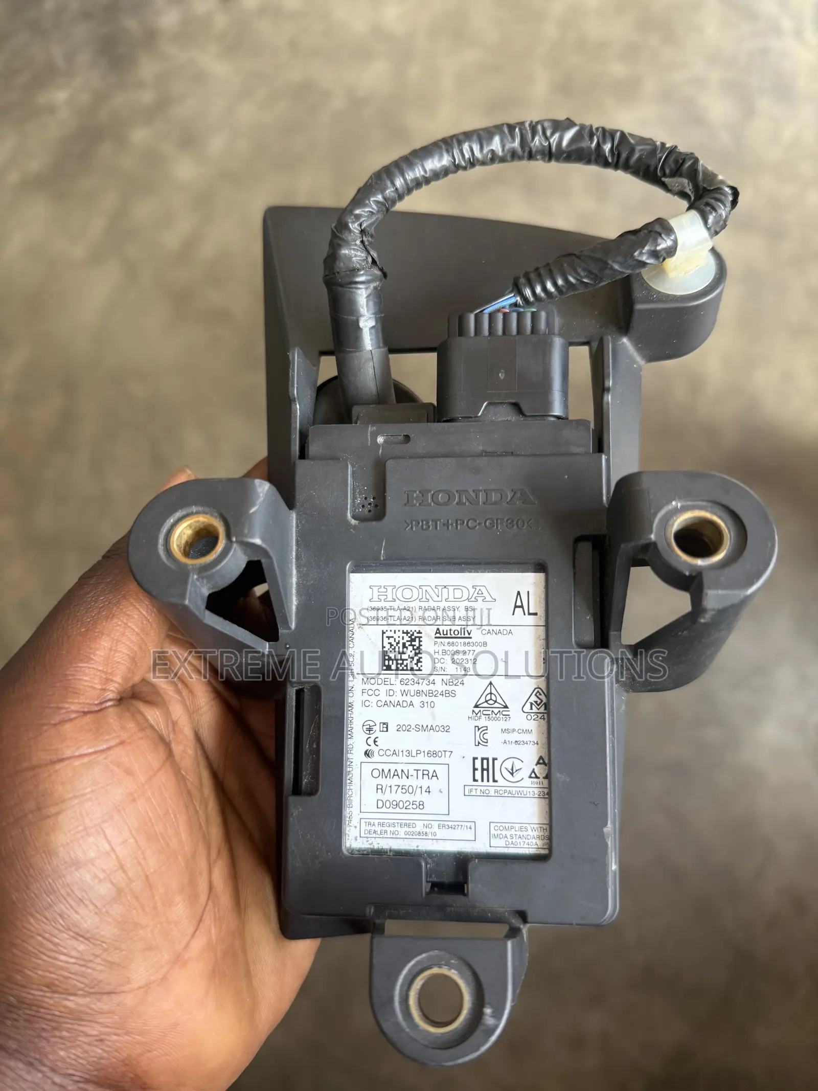 2018 Honda CRV Rear Left Side Blind Spot Radar Sensor OEM