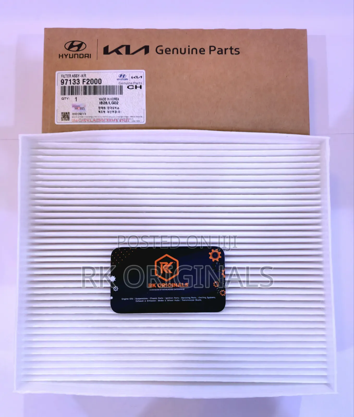 Elantra 17-20/Accent 18-22/Kona/Ioniq/Rio/Forte 19-24 AC Cabin Filter