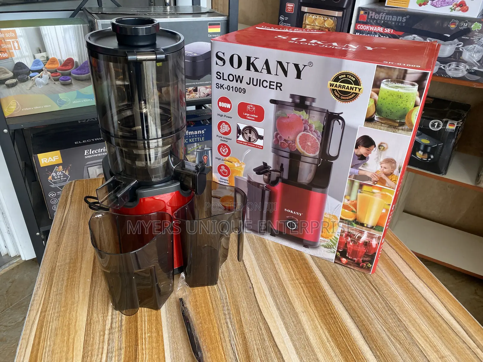 Whole Fruit Slow Juicer With Large Feeding Chute