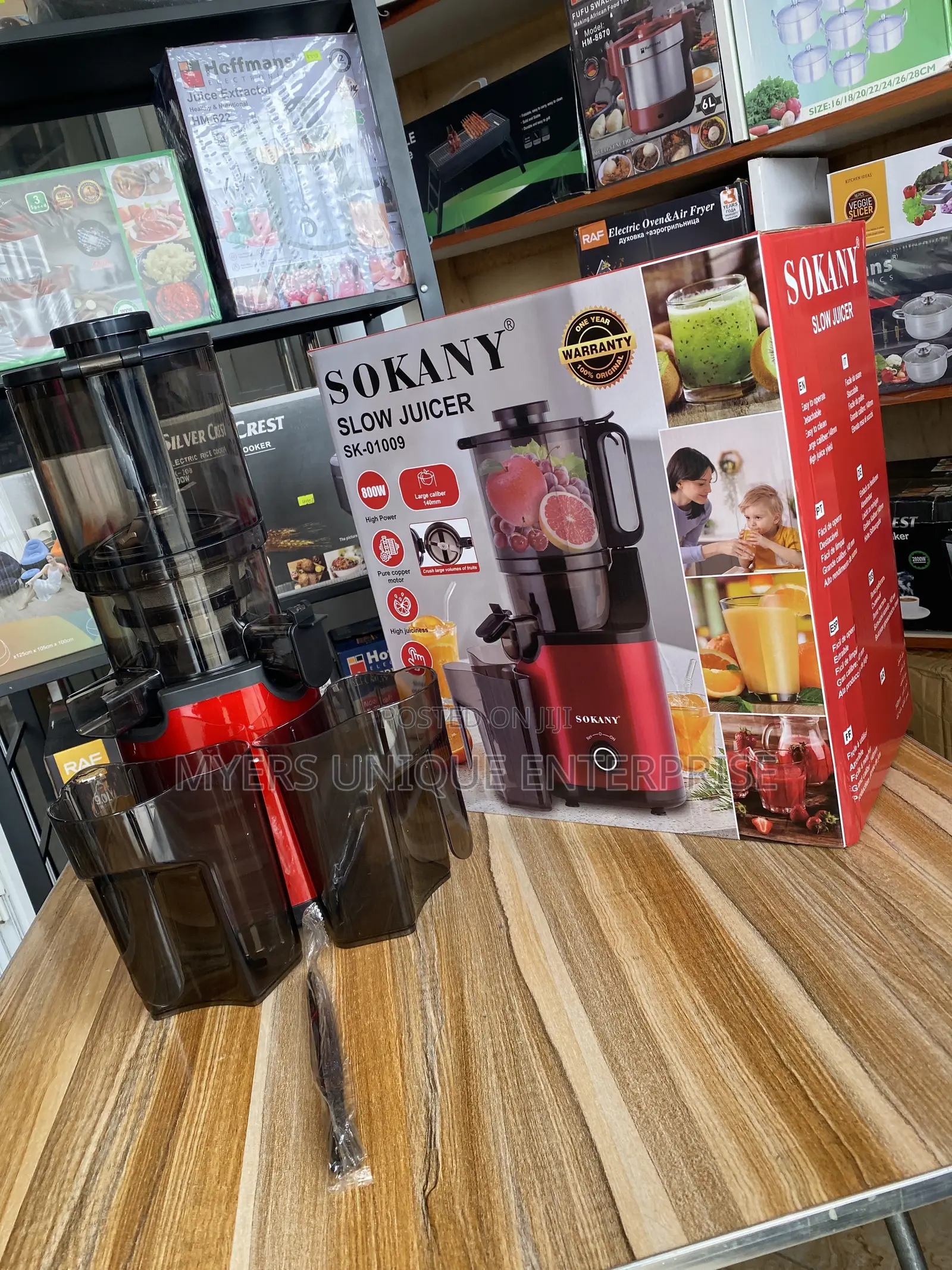 Whole Fruit Slow Juicer With Large Feeding Chute