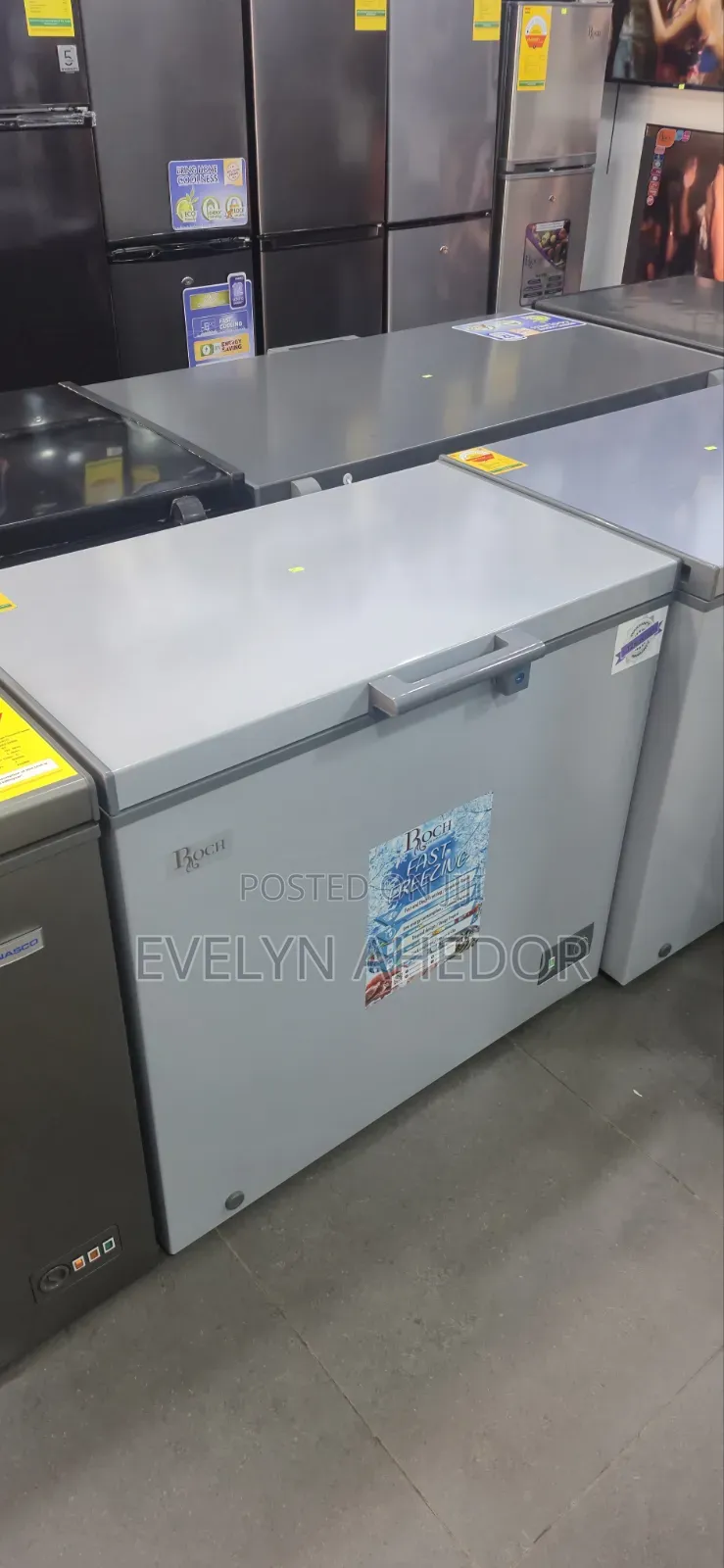 Classic Roch 200L Chest Freezee Silver Colour Fresh in Box for Sale