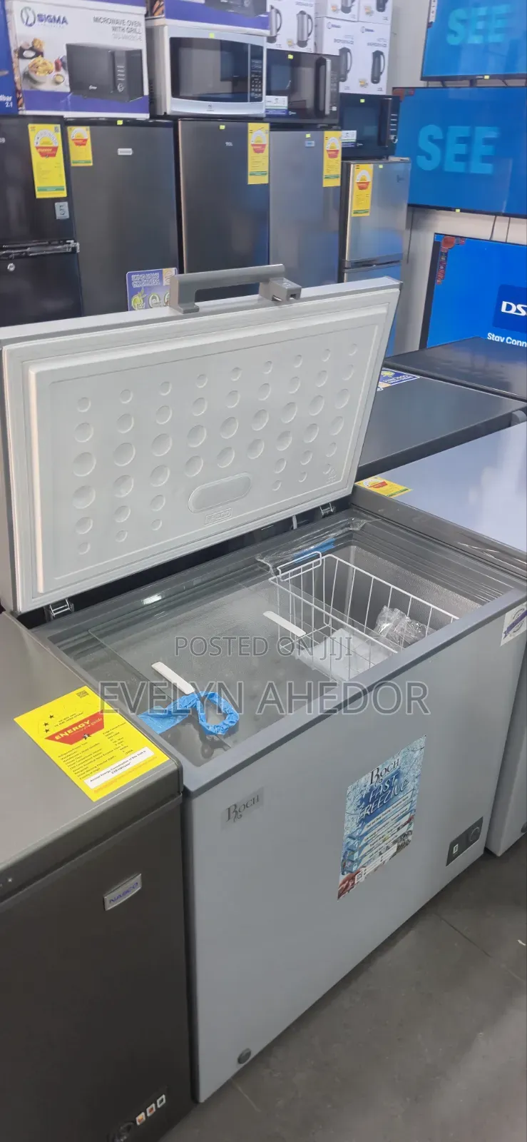 Classic Roch 200L Chest Freezee Silver Colour Fresh in Box for Sale