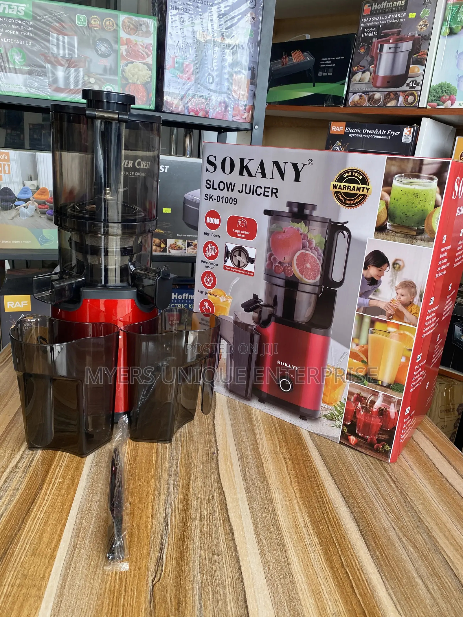 Sokany Cold Press Slow Juicer for Fruits Vegetables