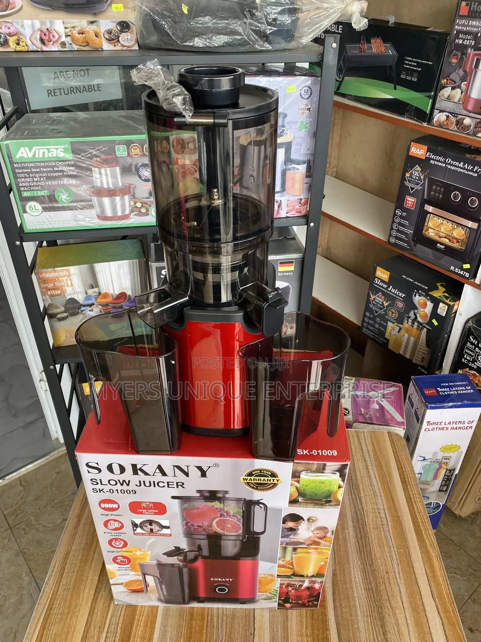 Sokany Slow Juicer - Extract More Juice