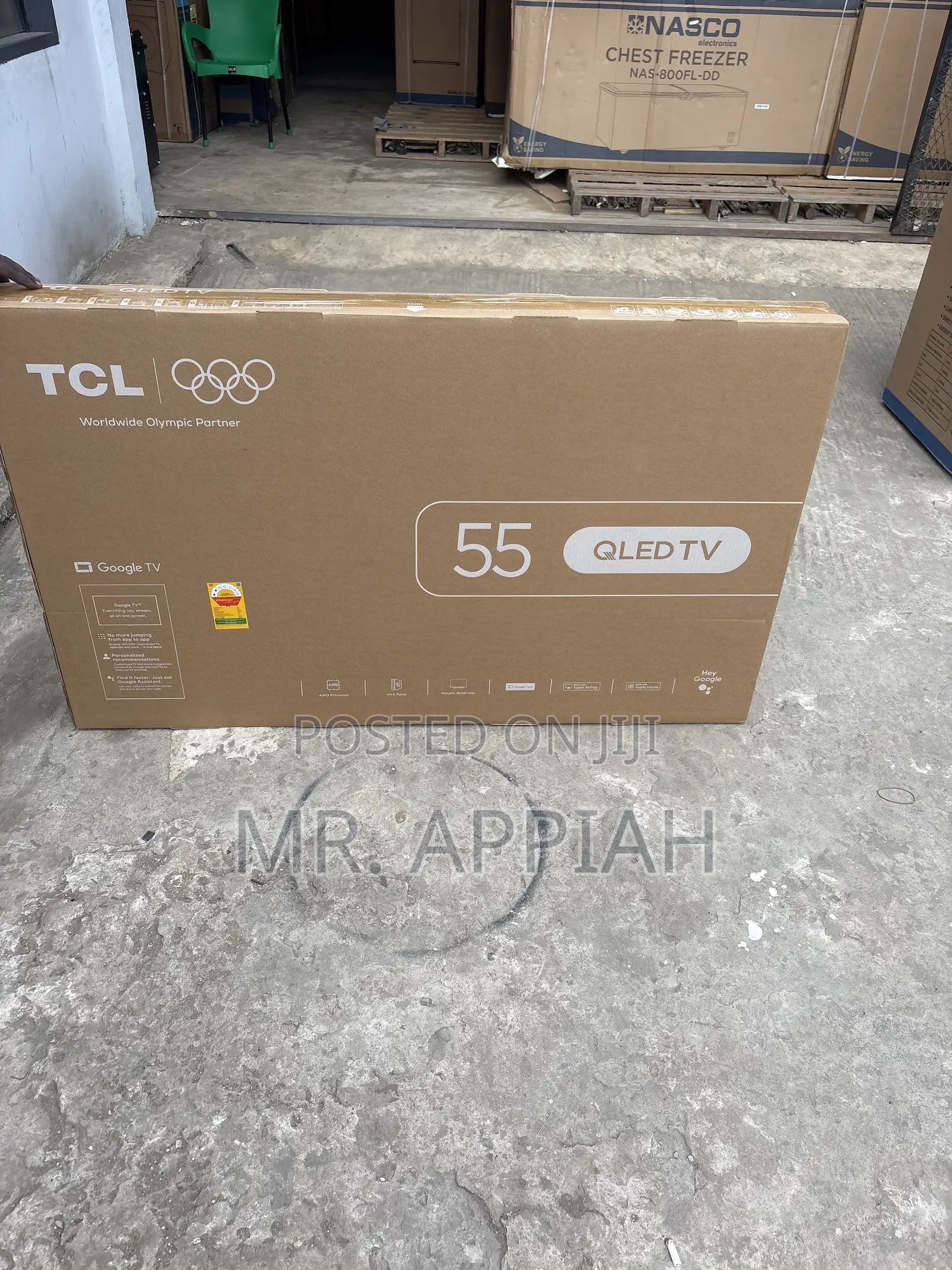Extremely Classic TCL 55” Qled Smart Android Television(Black)