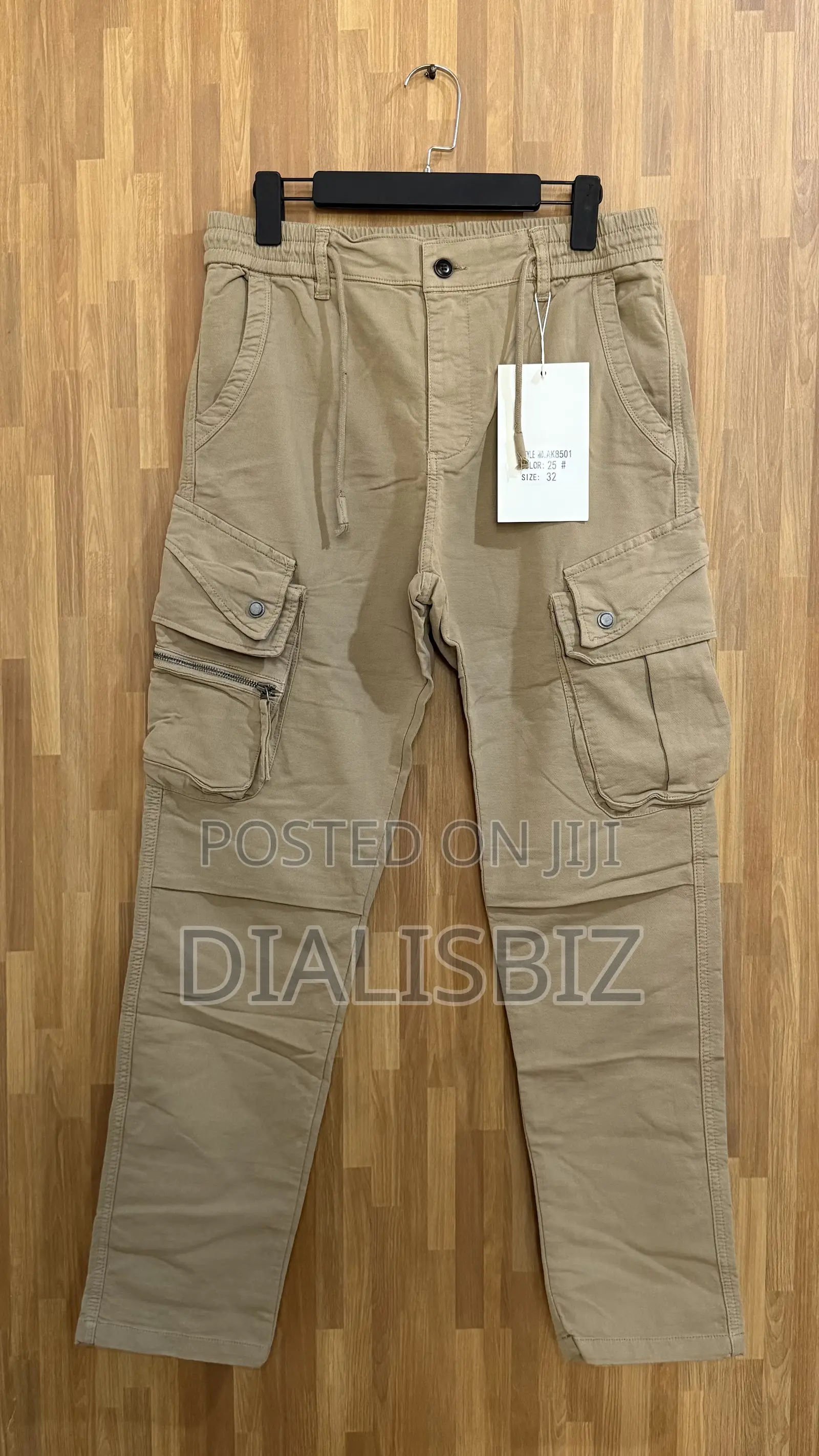 Kaki Side Pockets
