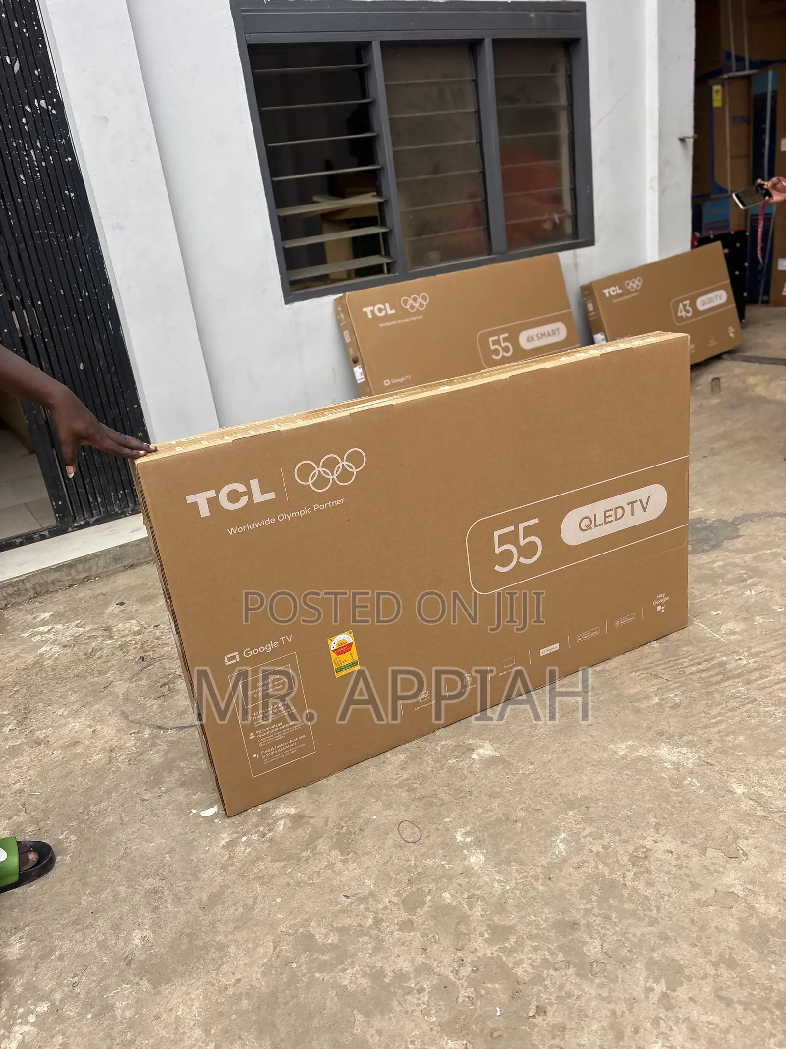 Order Authentic TCL 55” Qled Smart Android Television(Black) 