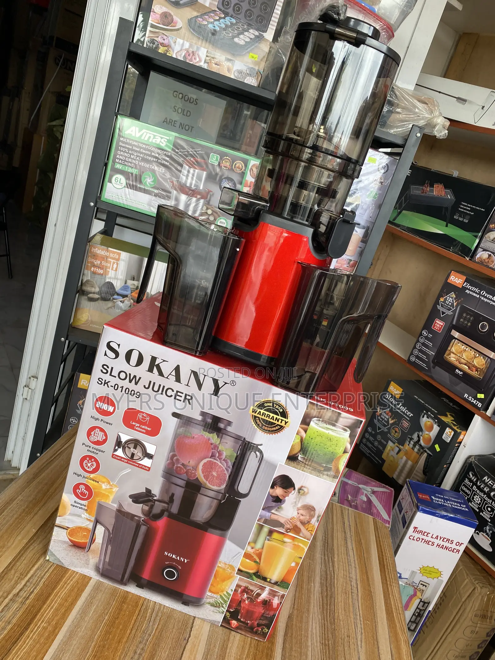 Large Caliber Slow Juicer for Oranges Apples Carrots