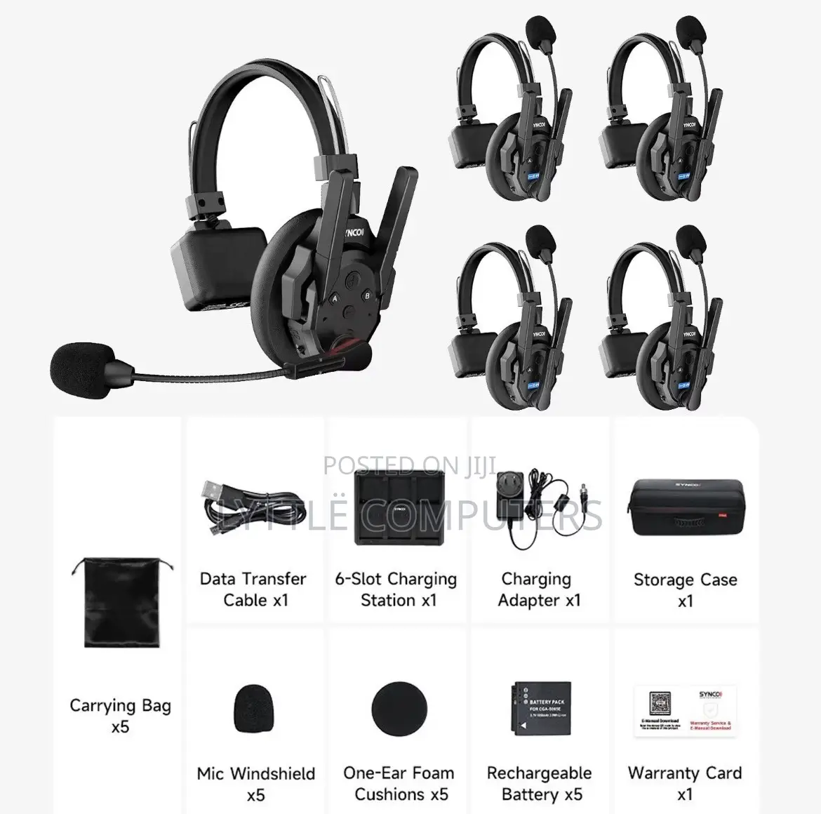 Synco Xtalk X5 Wireless Intercom Headset System
