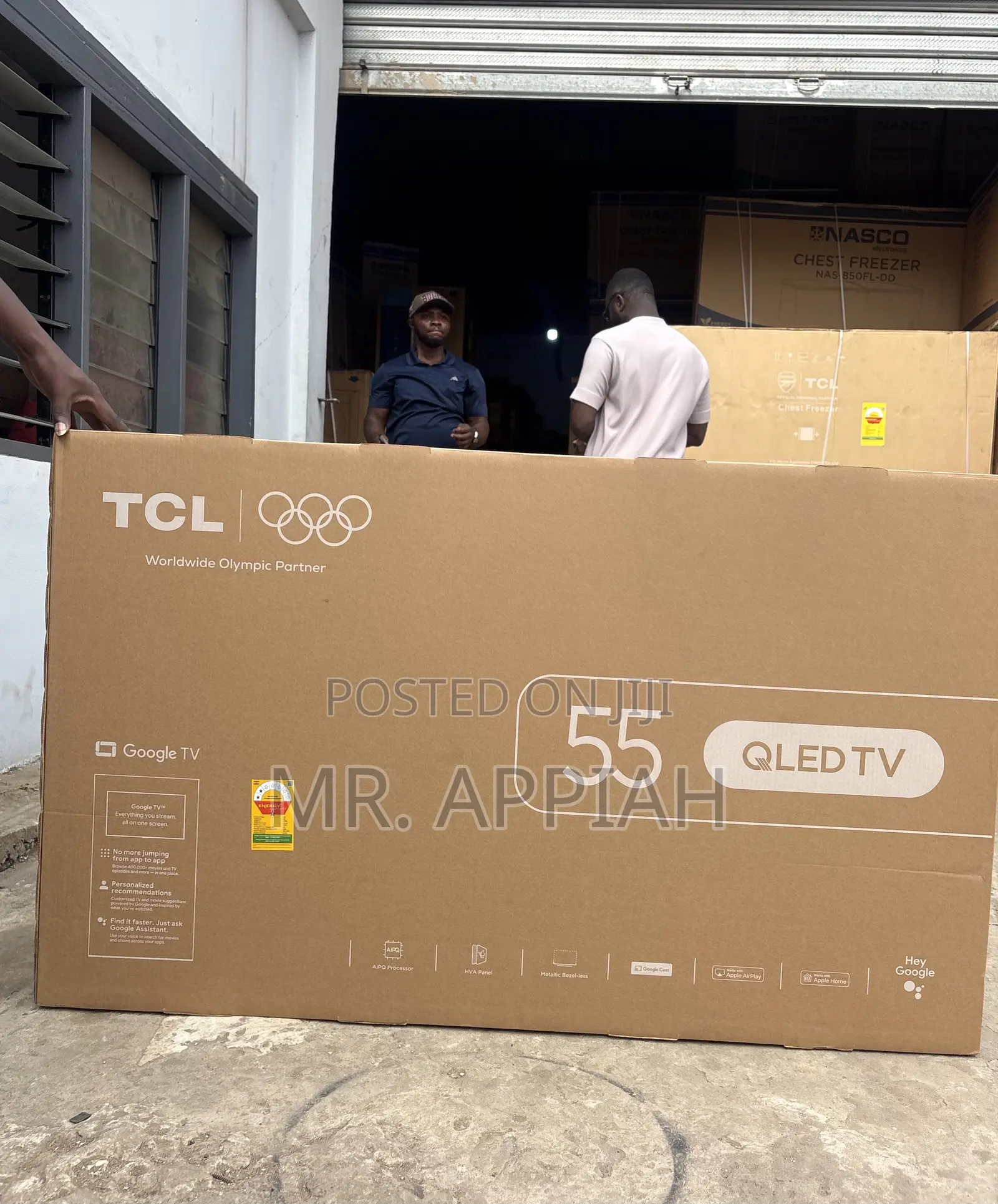 Check Out Classic TCL 55” Qled Smart Screen TV(2025 Model)Black.