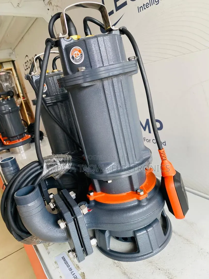 Operates on Single-Phase 220V Power,Leo 2hp Sewage Water Pump