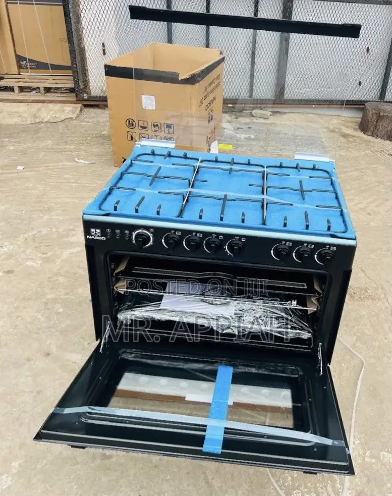 Shop Unique Nasco 5 Gas Burner(Black) 