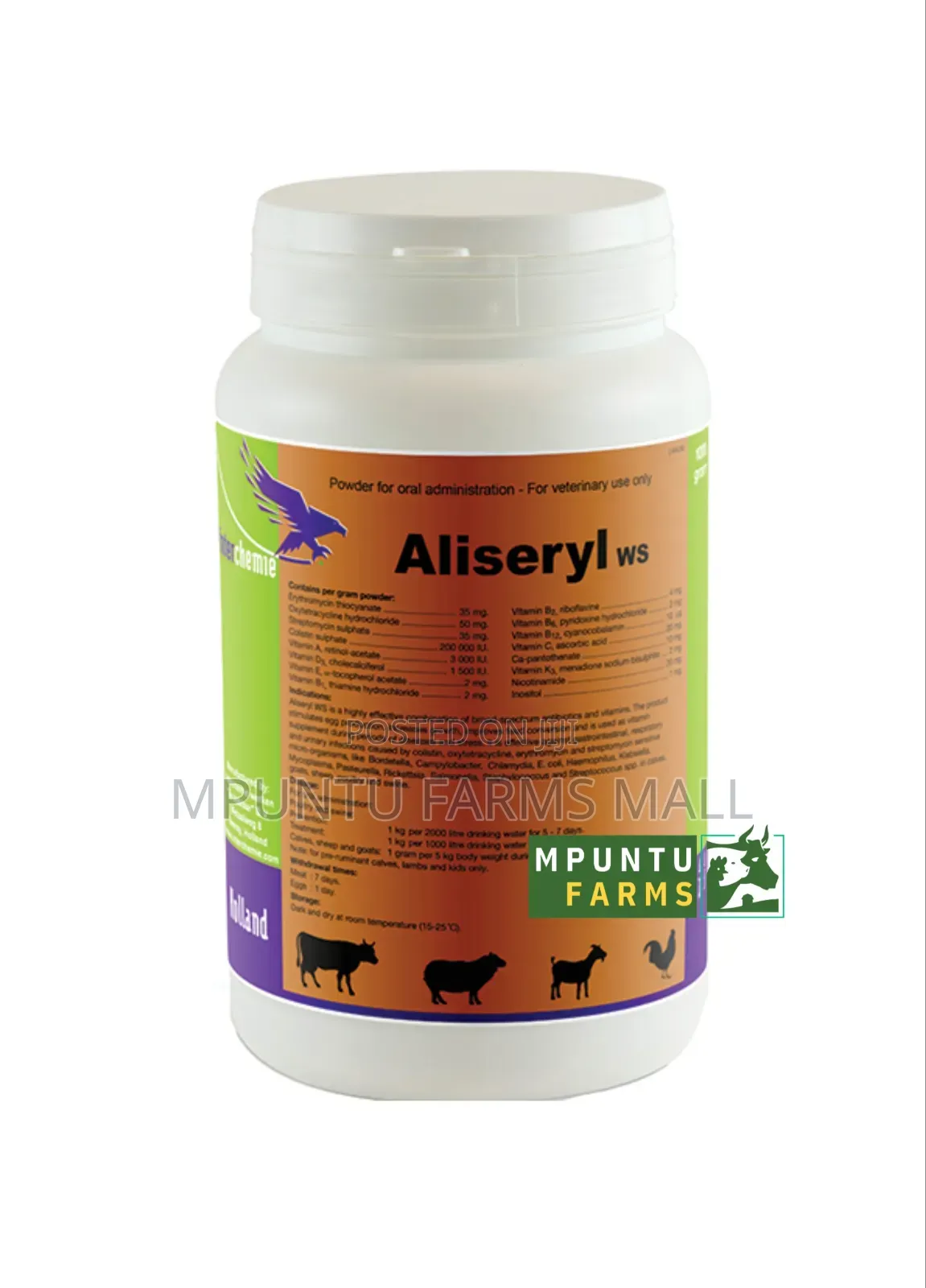 Aliseryl Antibiotics Vitamins Kg (Holland)