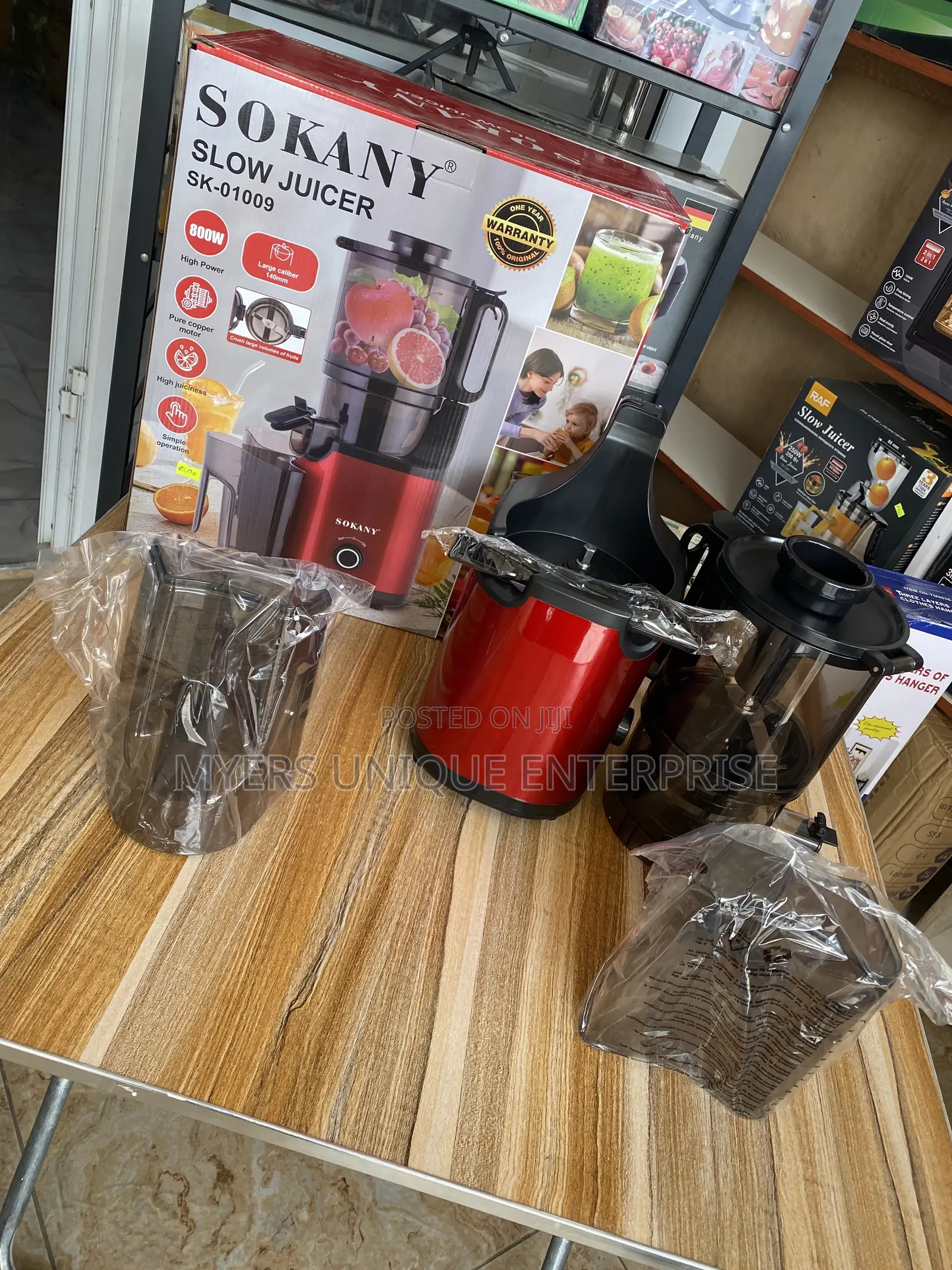 Whole Fruit Slow Extractor Juicer Machine